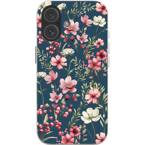 Stepping Green Phone Case Blue Rose Floral Bio Case
