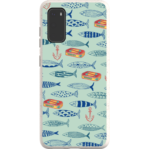 Stepping Green Phone Case Blue Sardines Bio Case