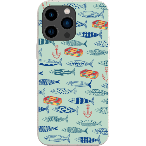 Stepping Green Phone Case Blue Sardines Bio Case