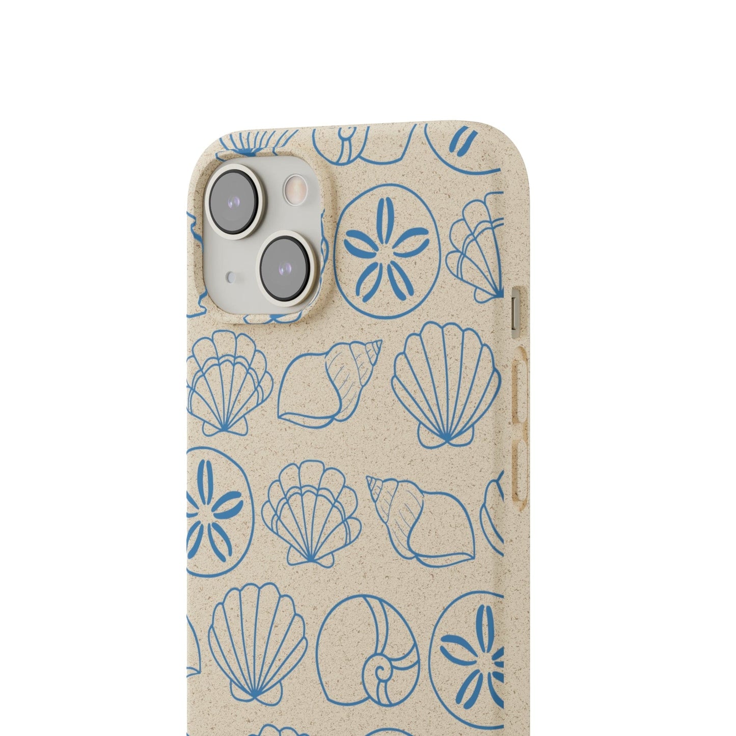Stepping Green Phone Case Blue Sea Shell Bio Case