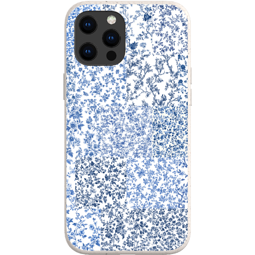 Stepping Green Phone Case Blue Toile Checkerboard Bio Case