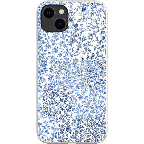 Stepping Green Phone Case Blue Toile Checkerboard Bio Case