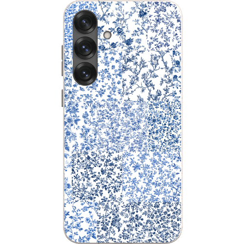 Stepping Green Phone Case Blue Toile Checkerboard Bio Case