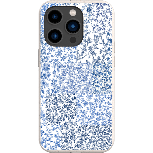 Stepping Green Phone Case Blue Toile Checkerboard Bio Case