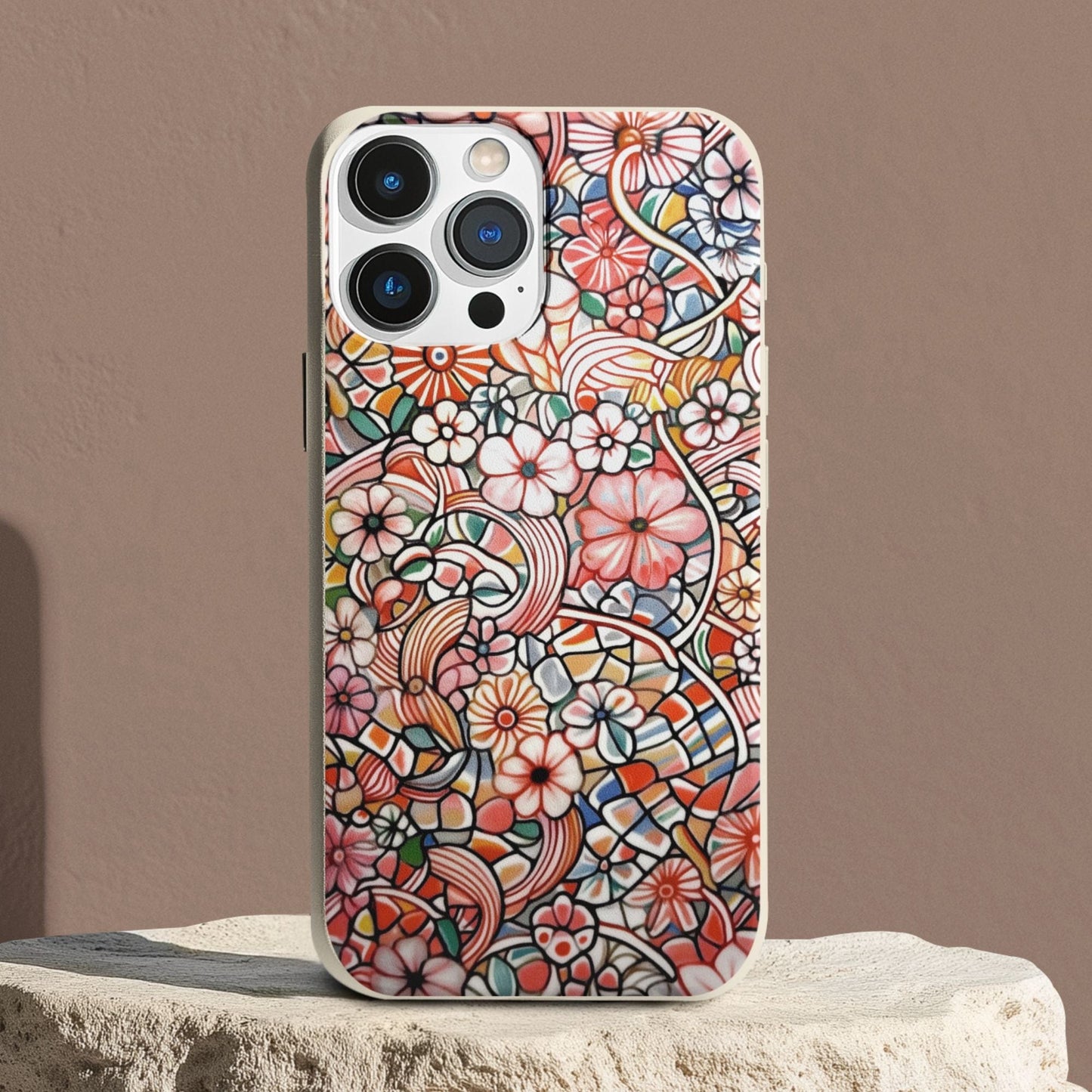 Stepping Green Phone Case Candy Flower Doodle Bio Case