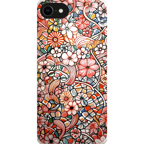 Stepping Green Phone Case Candy Flower Doodle Bio Case