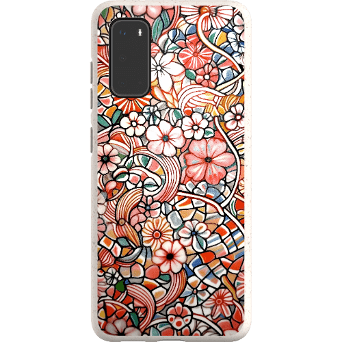 Stepping Green Phone Case Candy Flower Doodle Bio Case