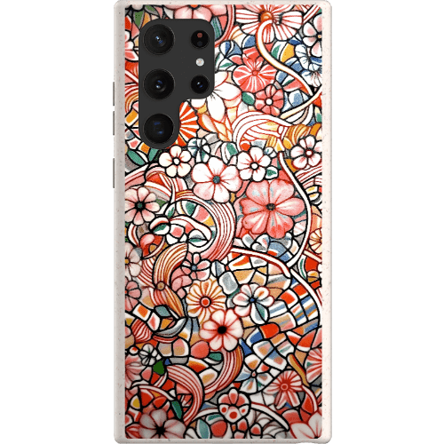 Stepping Green Phone Case Candy Flower Doodle Bio Case