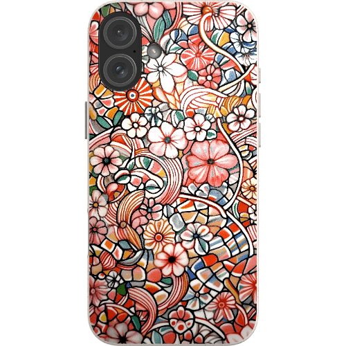 Stepping Green Phone Case Candy Flower Doodle Bio Case