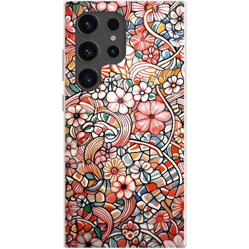 Stepping Green Phone Case Candy Flower Doodle Bio Case