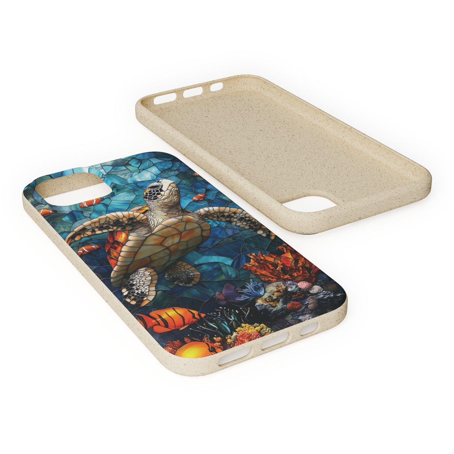 Stepping Green Phone Case Coral Reef Turtle 2 Bio Case