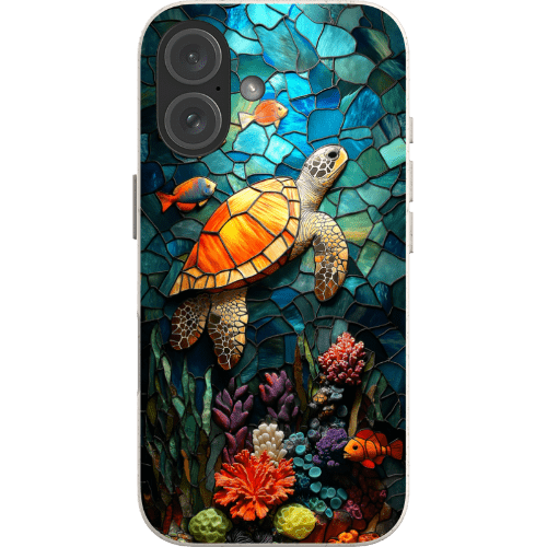 Stepping Green Phone Case Coral Reef Turtle 3 Bio Case