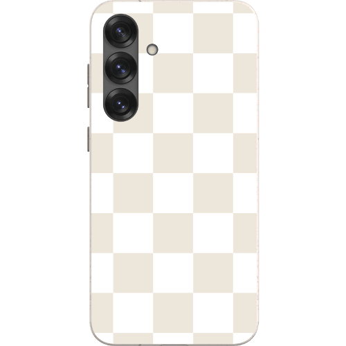 Stepping Green Phone Case Cream Checkerboard Bio Case