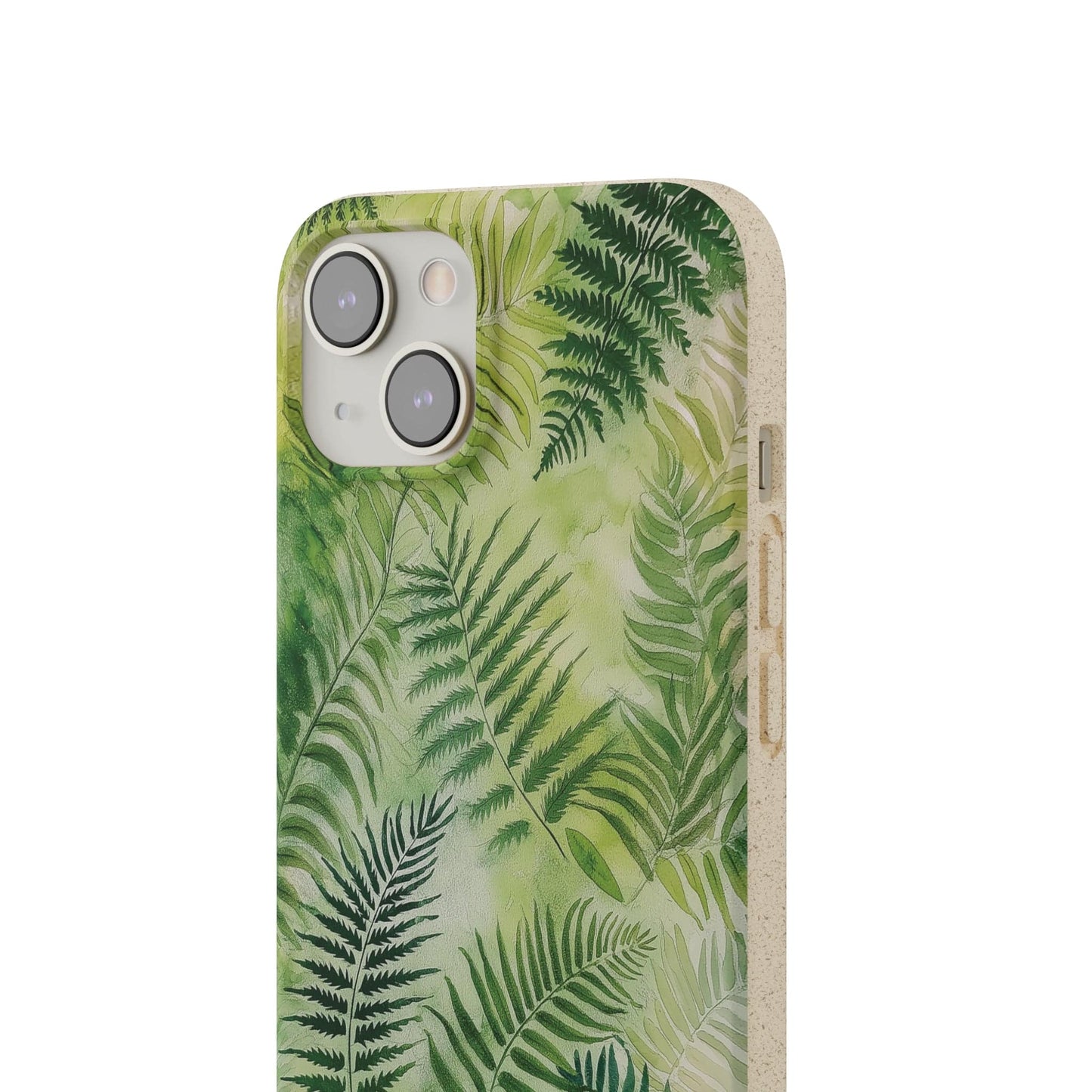 Stepping Green Phone Case Fern Leaves Bio Case