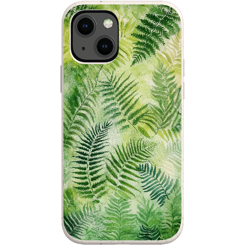 Stepping Green Phone Case Fern Leaves Bio Case