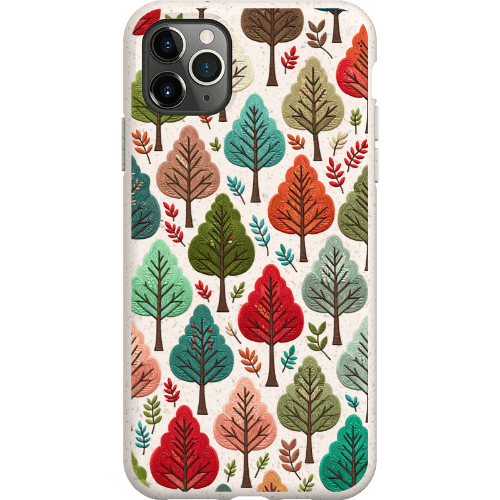 Stepping Green Phone Case Festive Fall Trees Bio Case