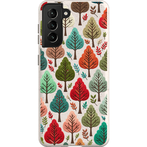 Stepping Green Phone Case Festive Fall Trees Bio Case