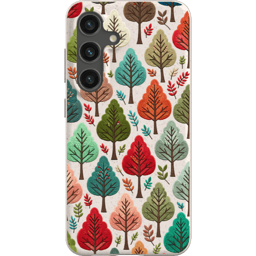 Stepping Green Phone Case Festive Fall Trees Bio Case