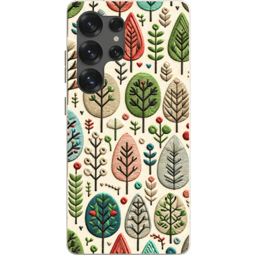 Stepping Green Phone Case Festive Trees Bio Case