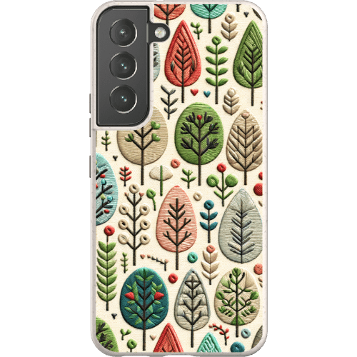 Stepping Green Phone Case Festive Trees Bio Case