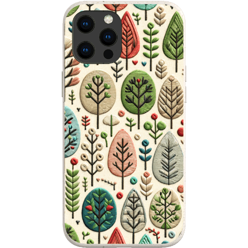 Stepping Green Phone Case Festive Trees Bio Case