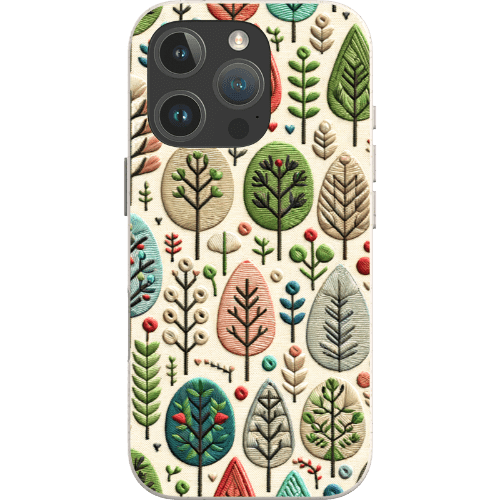 Stepping Green Phone Case Festive Trees Bio Case