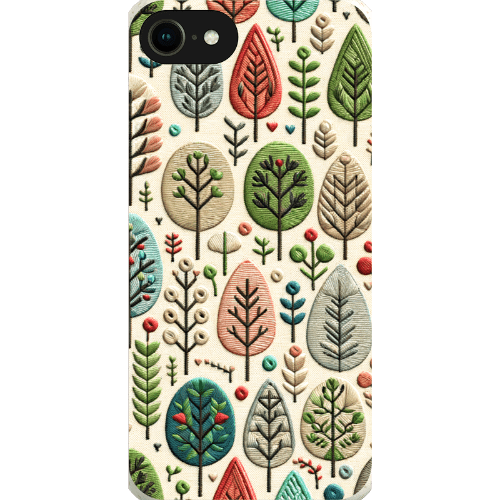Stepping Green Phone Case Festive Trees Bio Case
