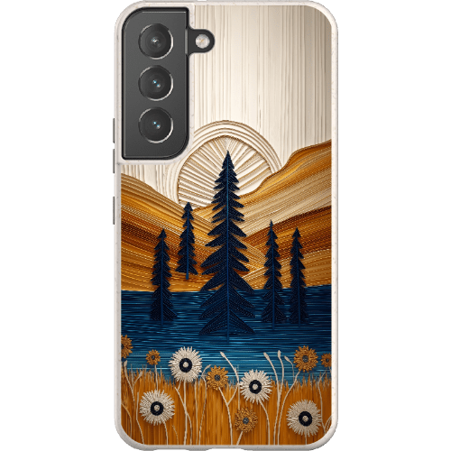 Stepping Green Phone Case Folded Paper Mountain Bio Case