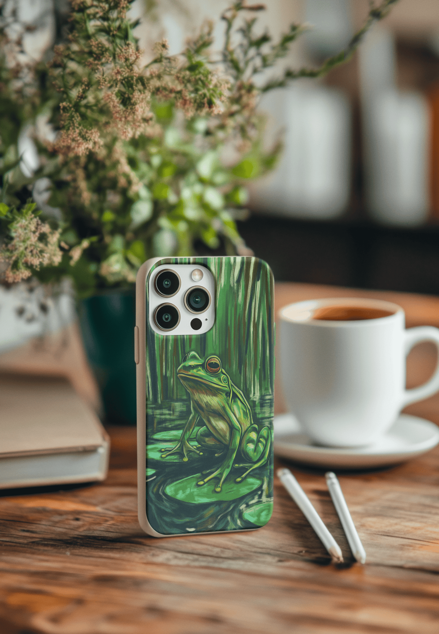 Stepping Green Phone Case Froggie 1 Bio Case