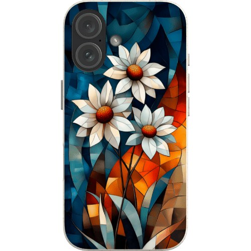 Stepping Green Phone Case Geometric Daisies Bio Case