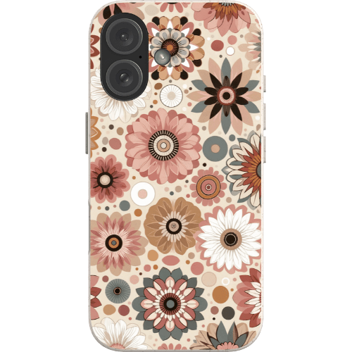 Stepping Green Phone Case Geometric Flowers Bio Case