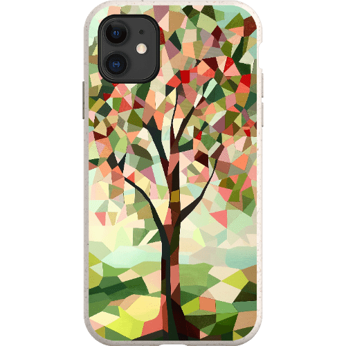 Stepping Green Phone Case Geometric Tree Bio Case