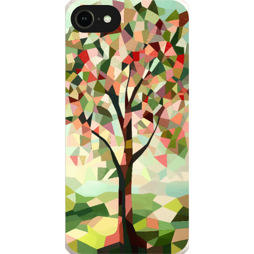 Stepping Green Phone Case Geometric Tree Bio Case