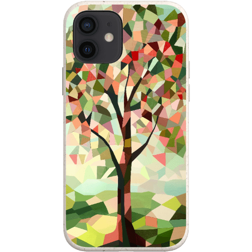 Stepping Green Phone Case Geometric Tree Bio Case