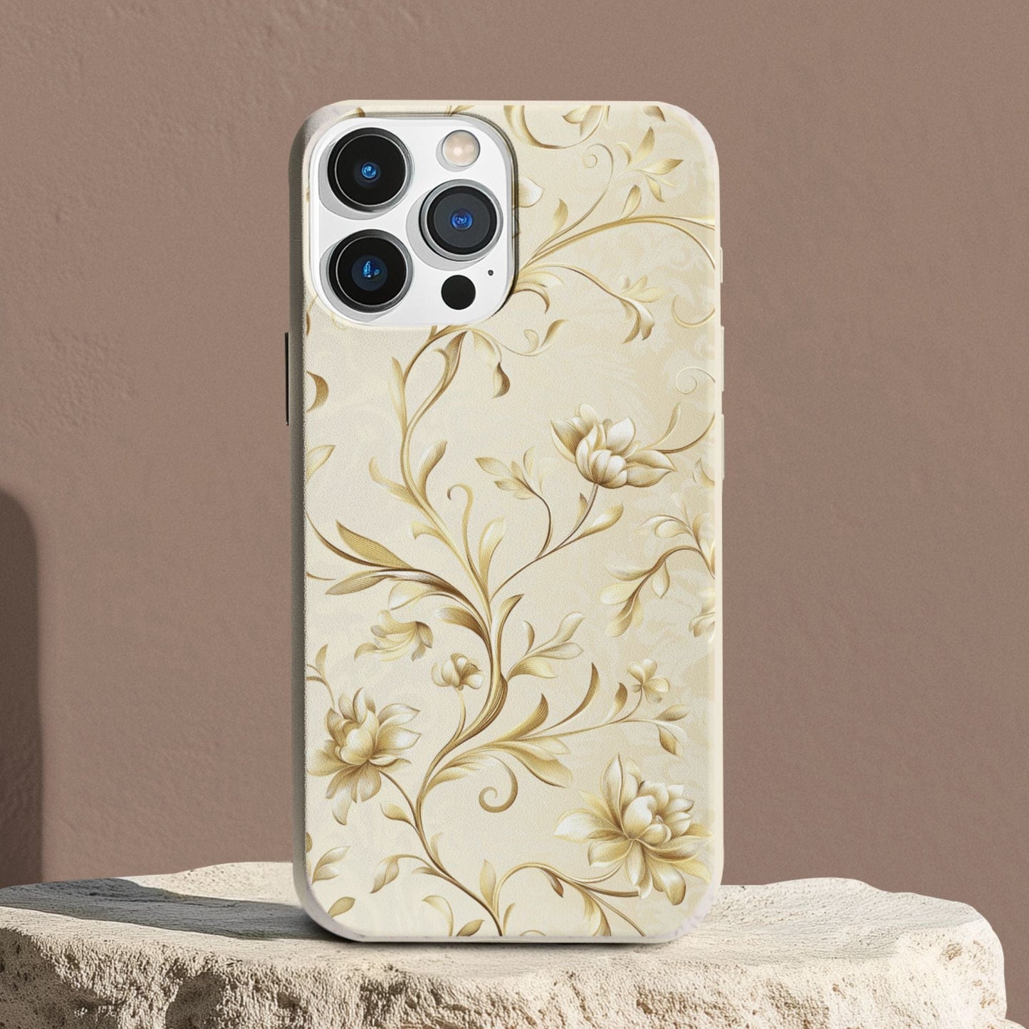 Stepping Green Phone Case Gold Toile 1 Bio Case