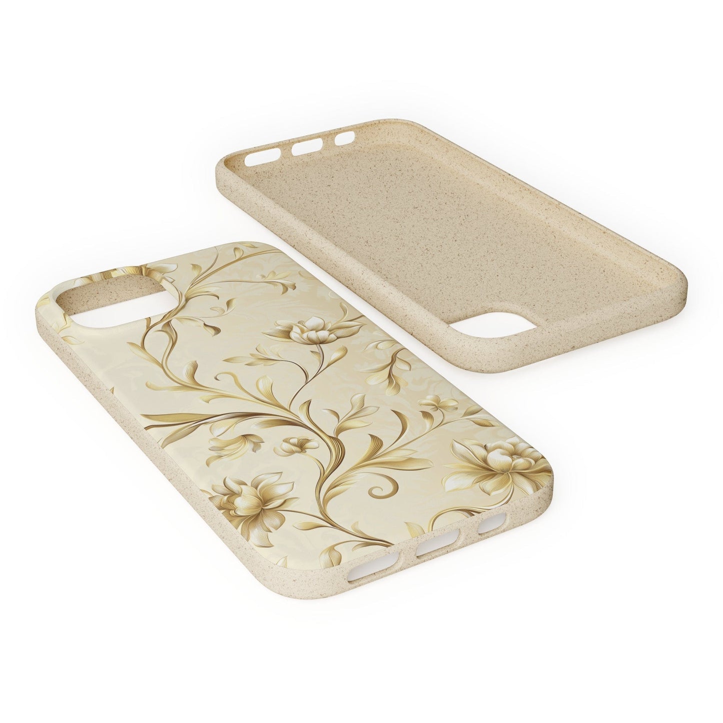 Stepping Green Phone Case Gold Toile 1 Bio Case