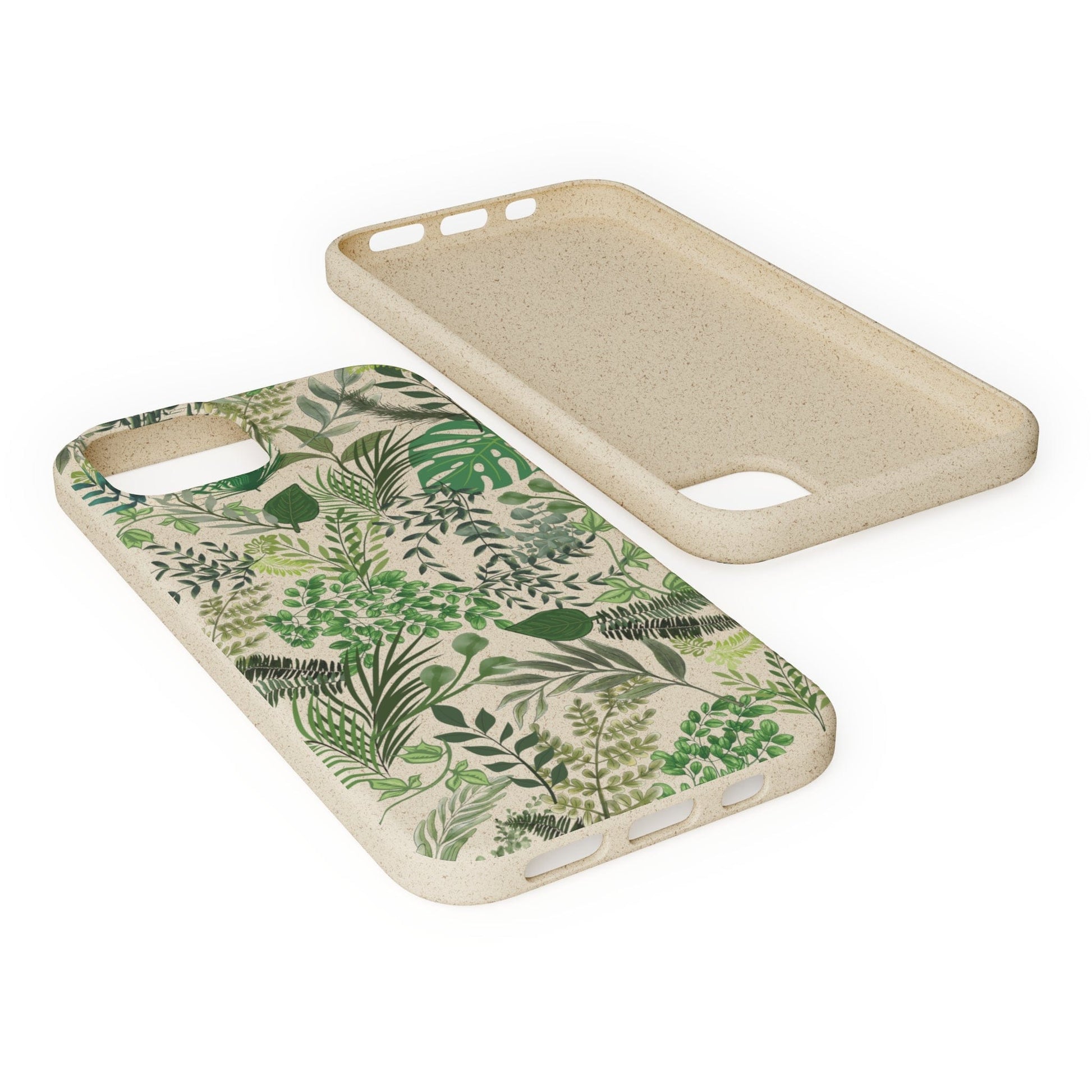 Stepping Green Phone Case Green Leaves Bio Case