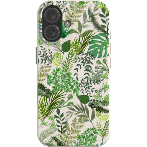 Stepping Green Phone Case Green Leaves Bio Case