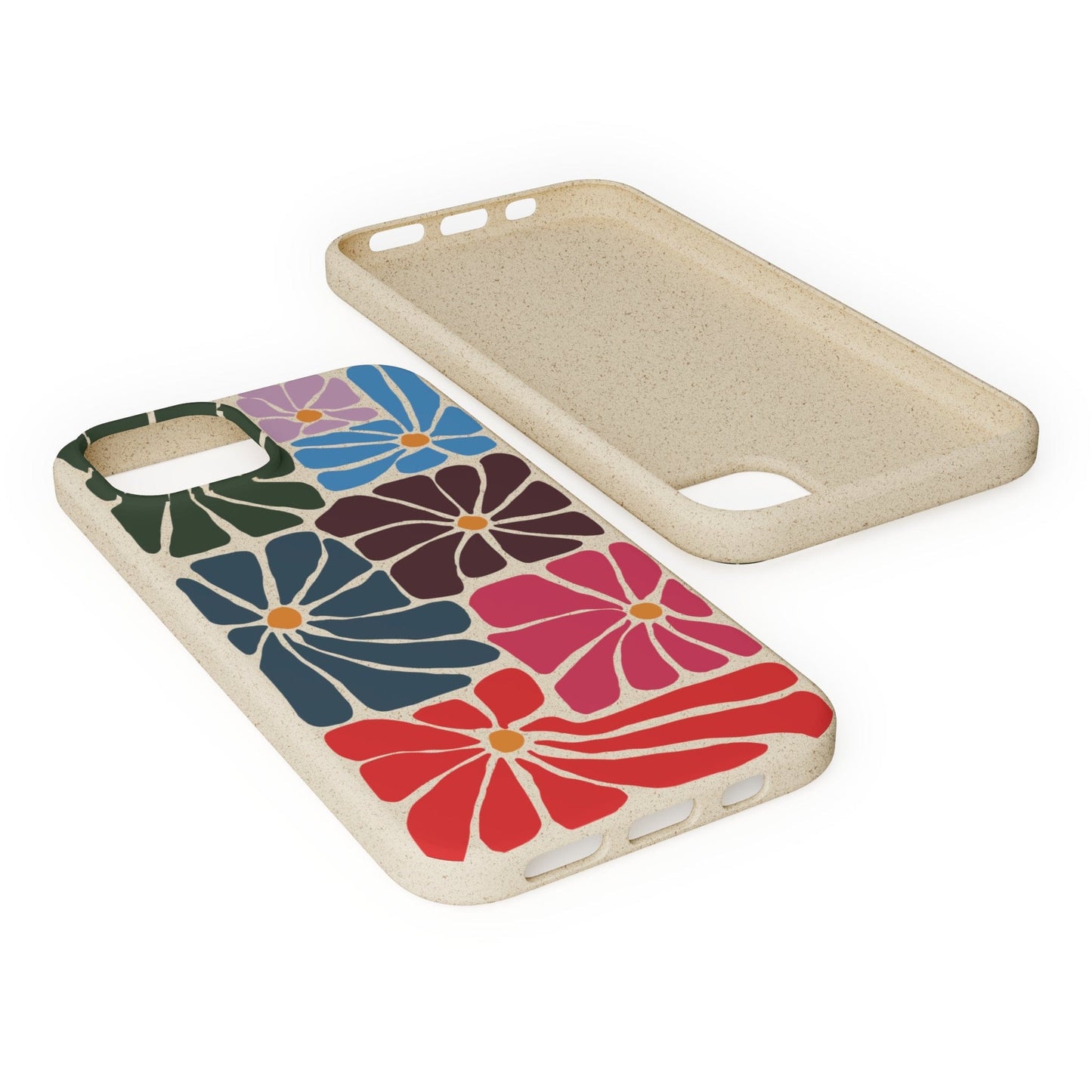 Stepping Green Phone Case Groovy Flowers Bio Case