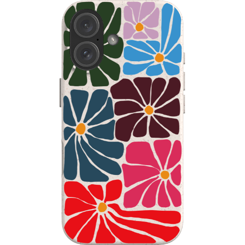 Stepping Green Phone Case Groovy Flowers Bio Case