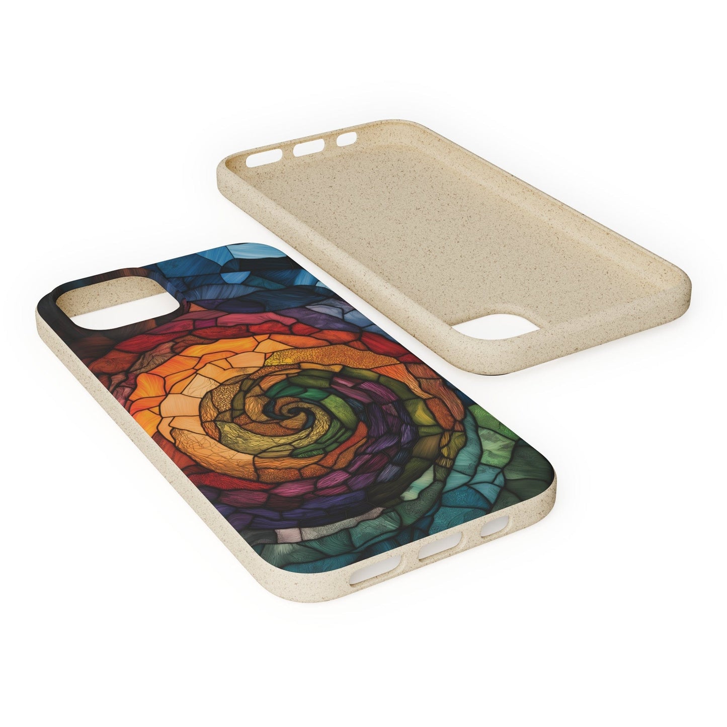 Stepping Green Phone Case Hurricane Swirl Bio Case