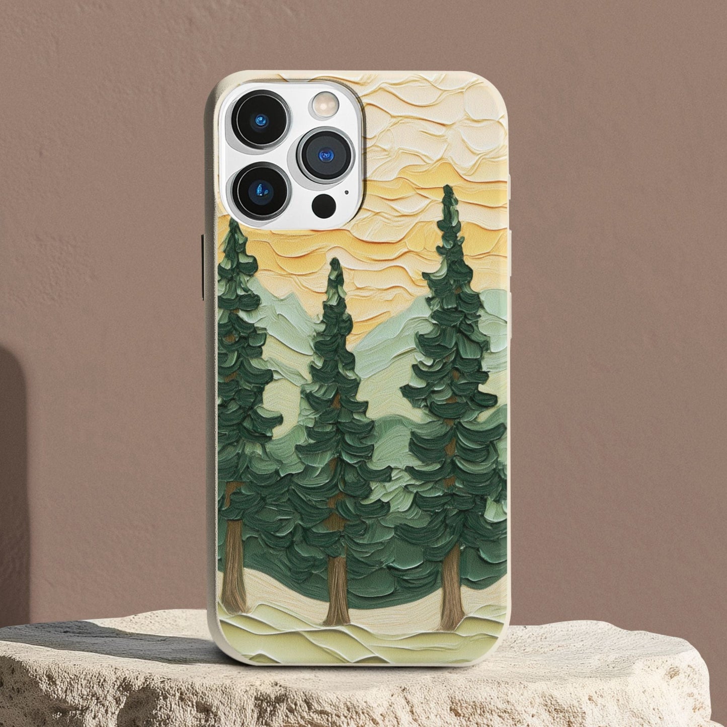 Stepping Green Phone Case Impasto Forest Bio Case