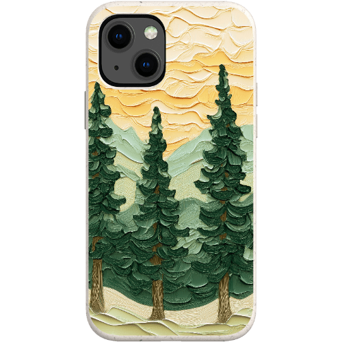 Stepping Green Phone Case Impasto Forest Bio Case