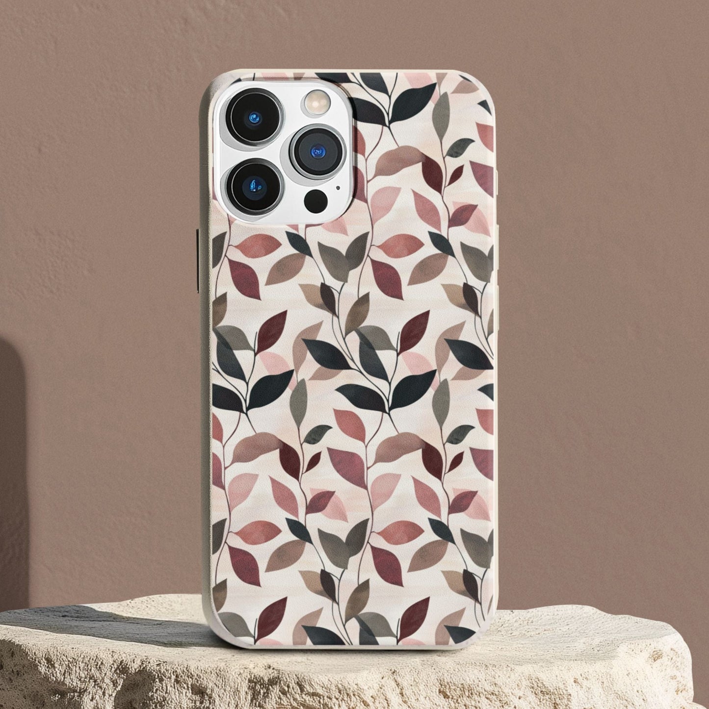 Stepping Green Phone Case Leaf Collage Bio Case