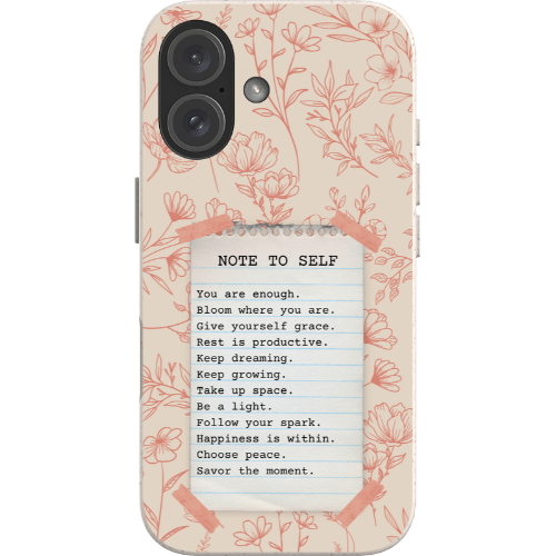 Stepping Green Phone Case Note to Self 1 Bio Case