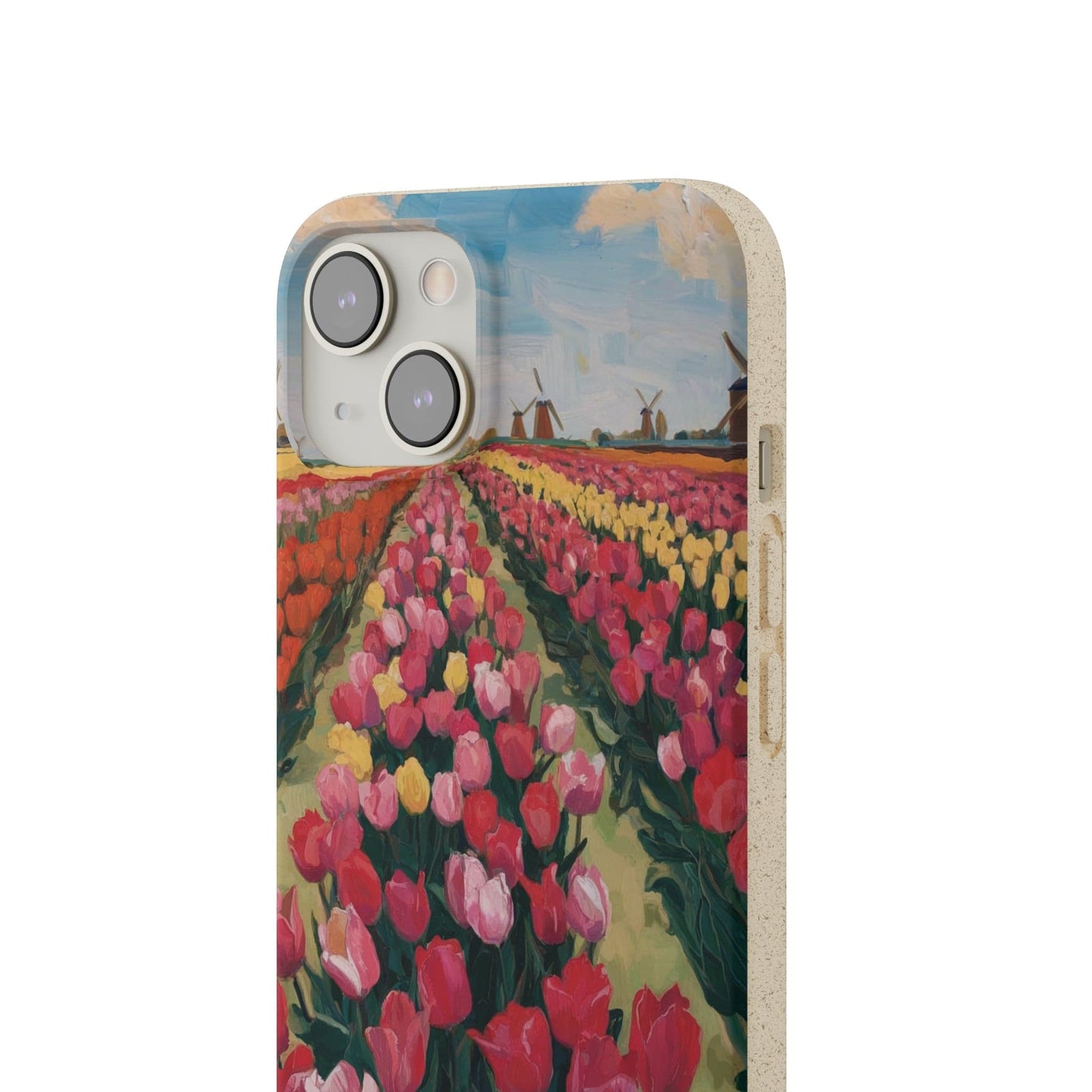 Stepping Green Phone Case Painted Tulip 2 Bio Case