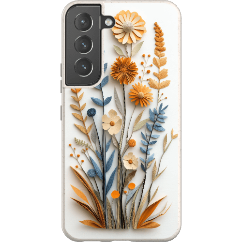 Stepping Green Phone Case Paper Cut Boho Wildflowers Bio Case