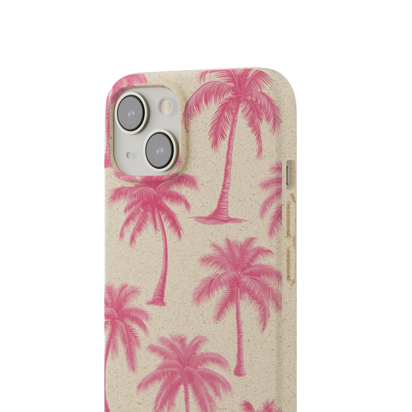 Stepping Green Phone Case Pink Palm Trees Bio Case
