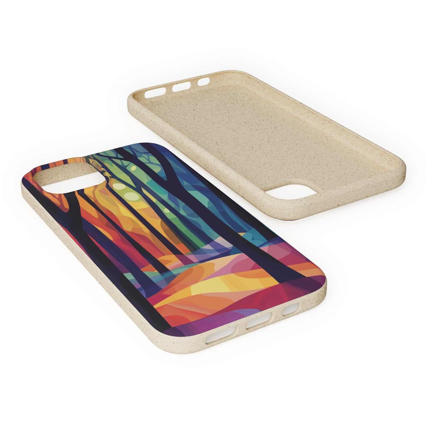 Stepping Green Phone Case Rainbow Forest Bio Case