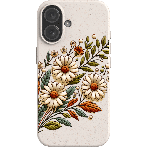 Stepping Green Phone Case Retro Daisy Bio Case